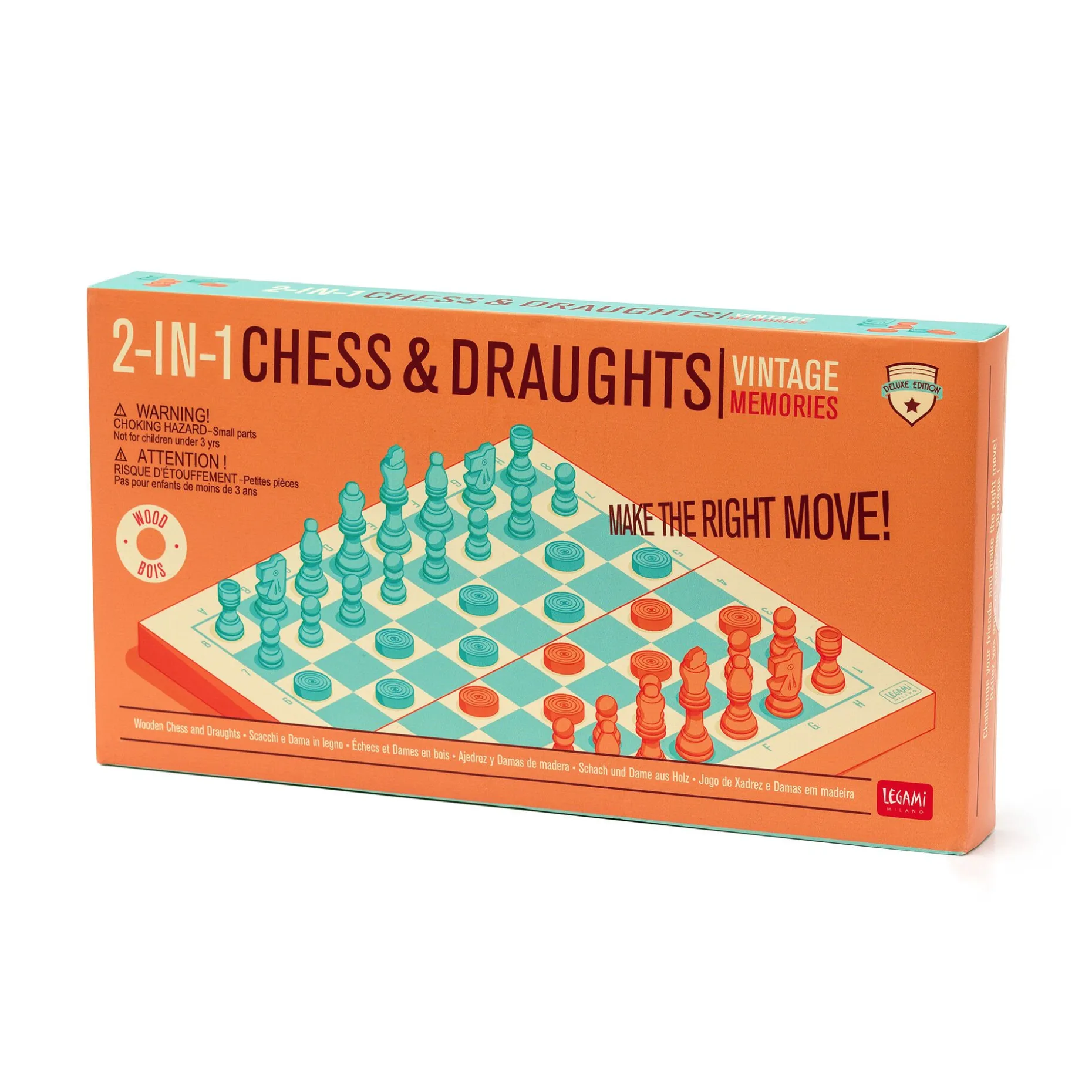 2 en 1 Échecs et Dames