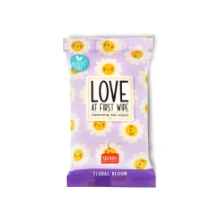 10 Lingettes Nettoyantes Humides Pour les Mains et le Visage - Love At First Wipe