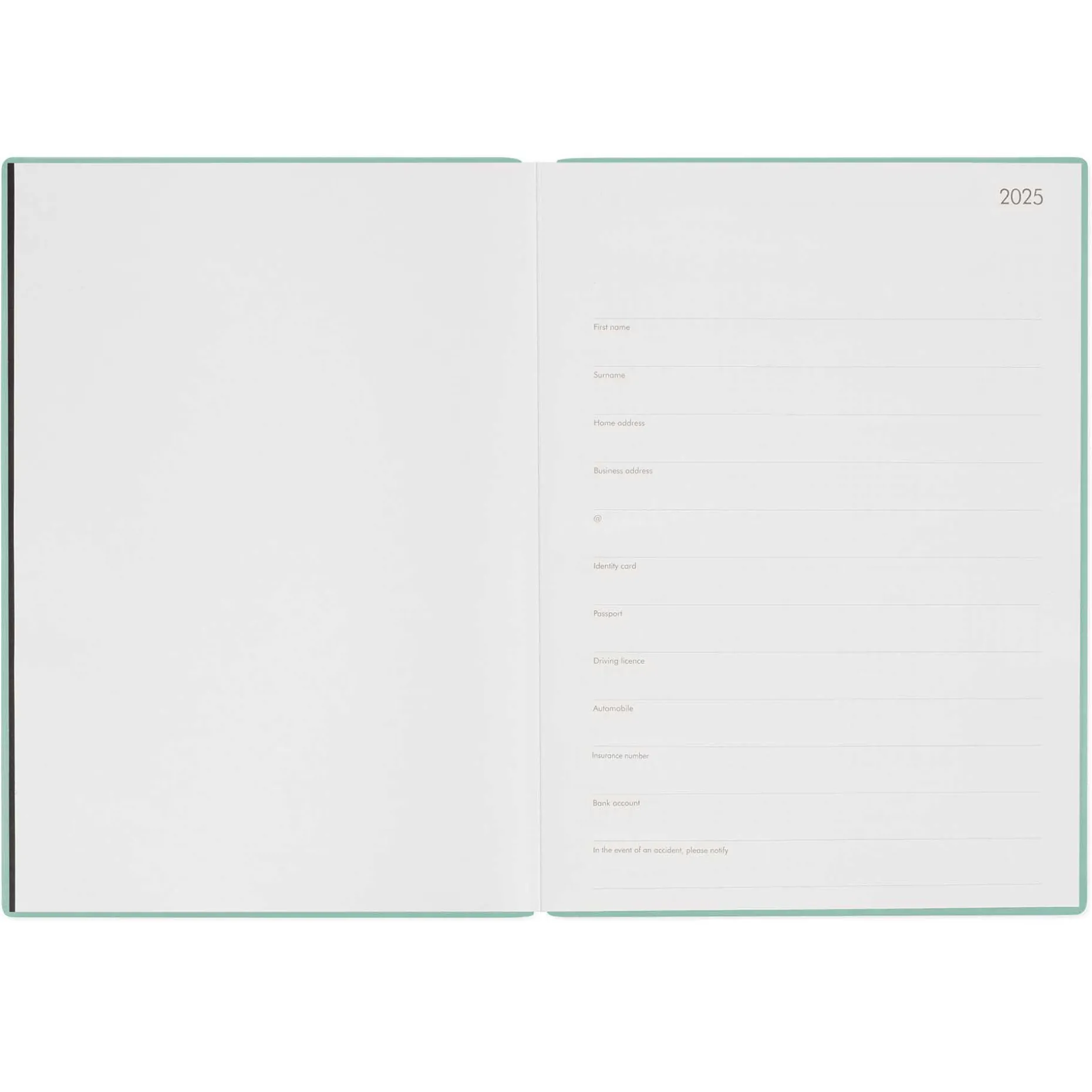 Agenda 13 Mois Journalier - Maxi - 2025