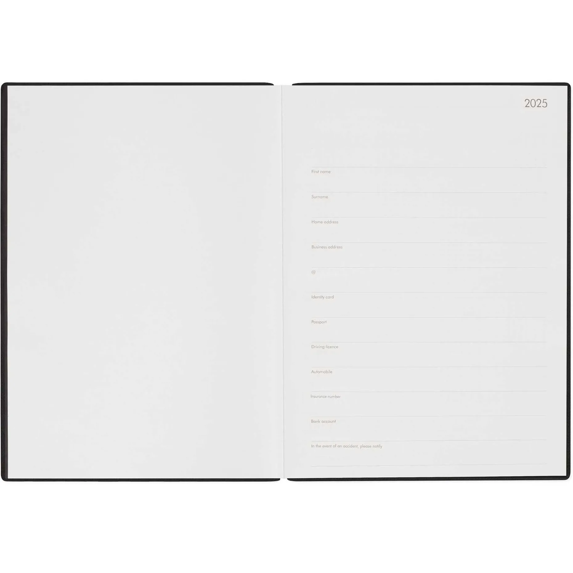 Agenda 13 Mois Journalier - Maxi - 2025