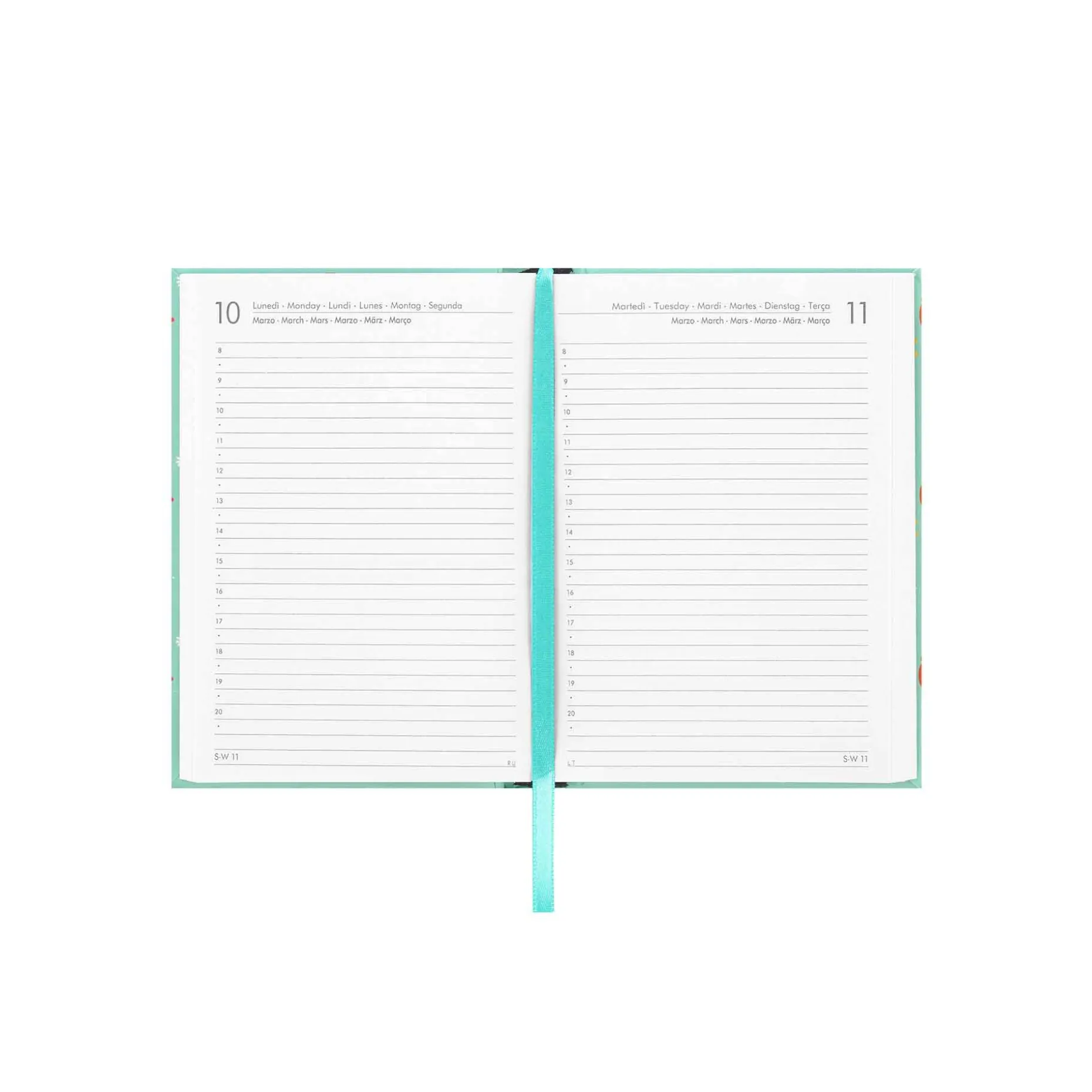 Agenda 12 Mois Journalier - Small - 2025