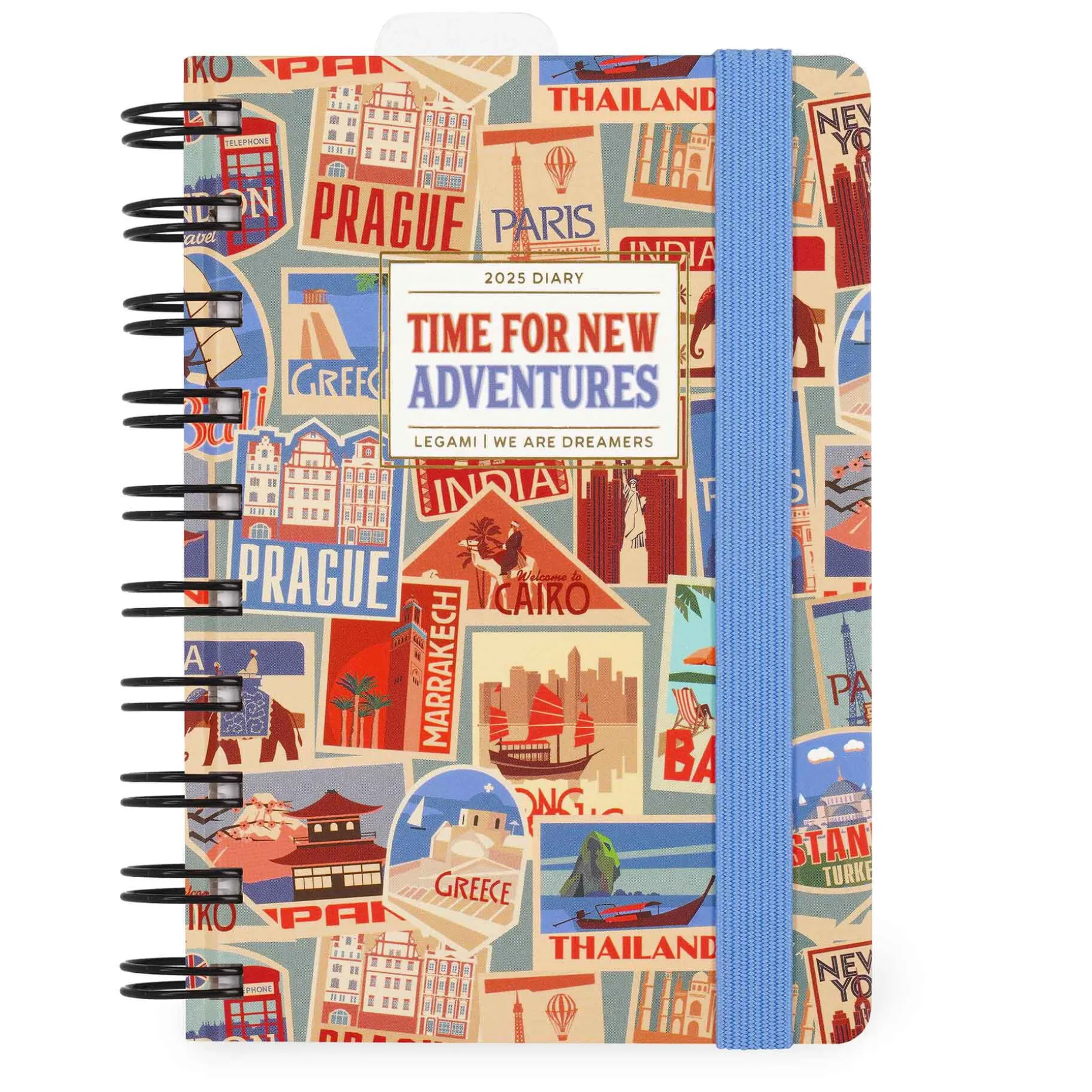 Agenda 12 Mois Journalier - Small - À Spirale - 2025