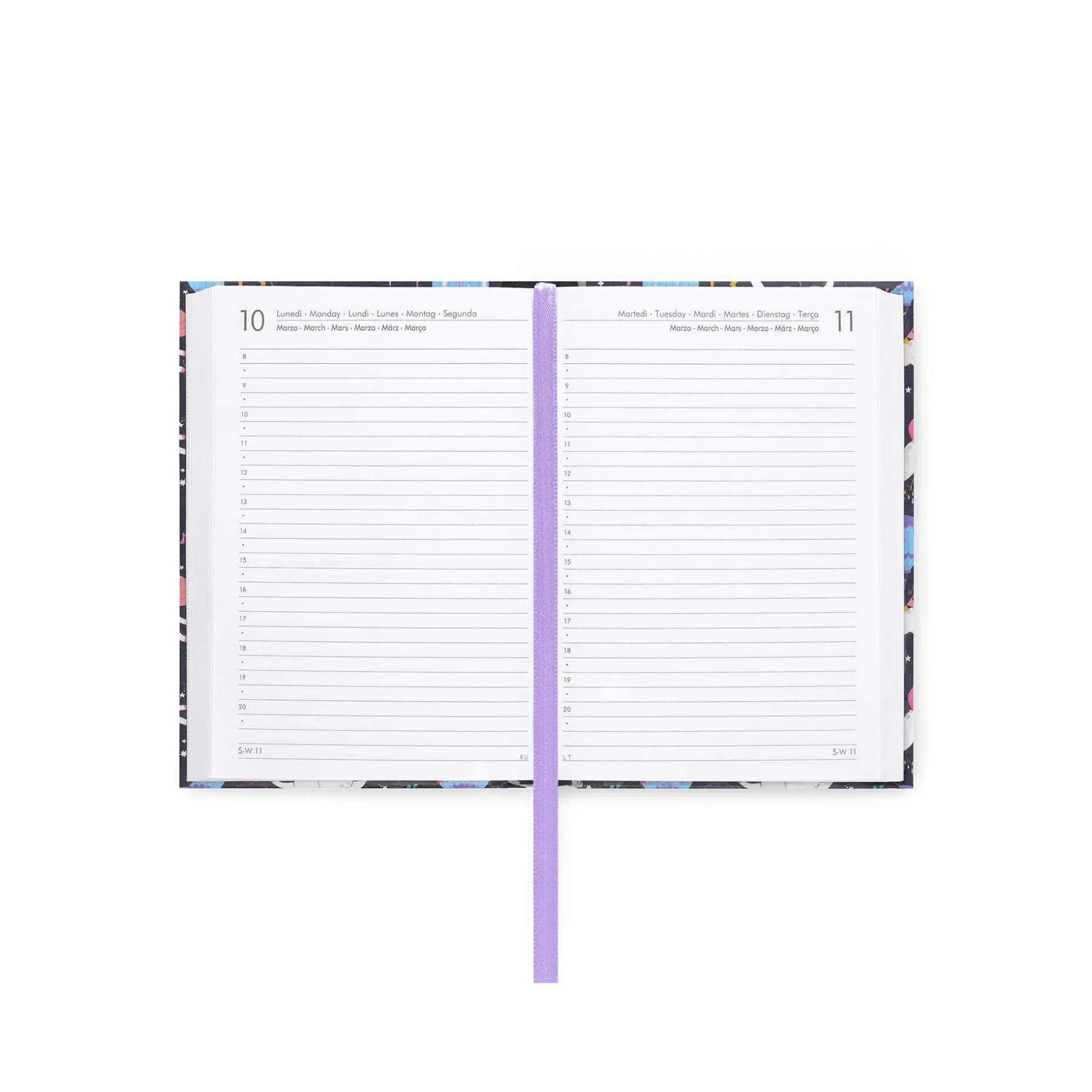 Agenda 16 Mois Journalier - Small - 2024/2025