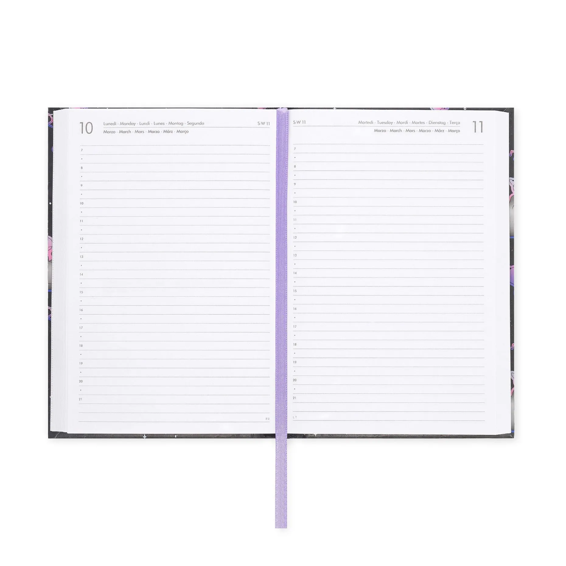 Agenda 16 Mois Journalier - Medium - 2024/2025