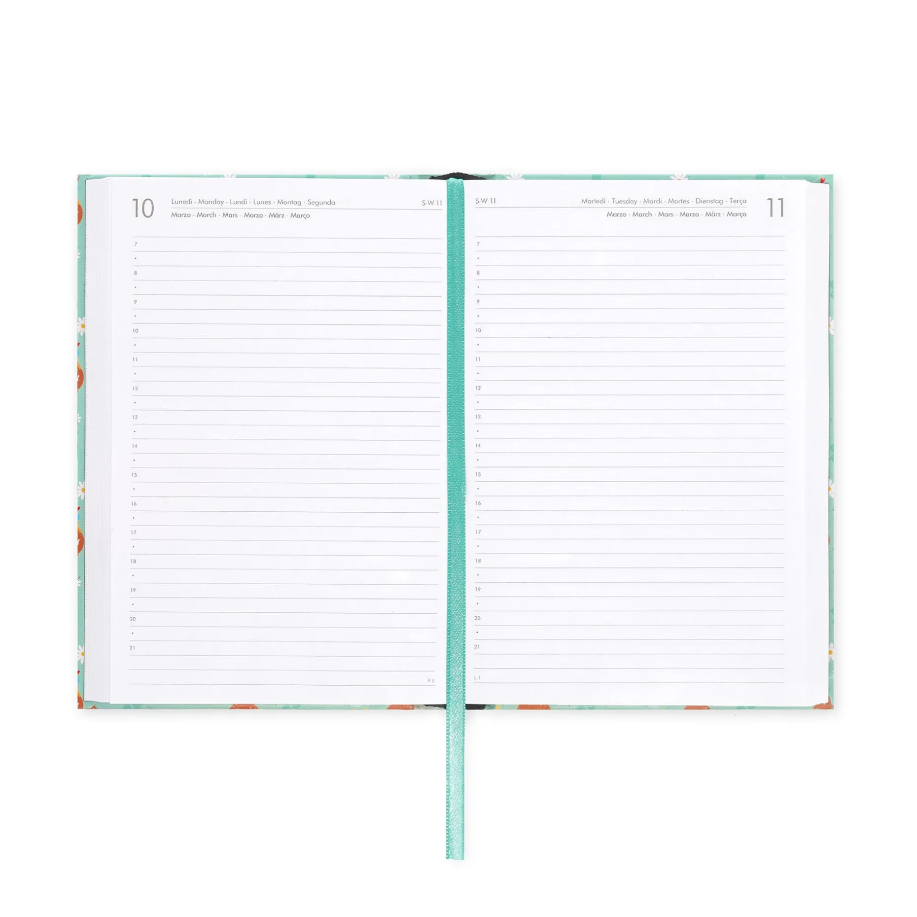Agenda 16 Mois Journalier - Medium - 2024/2025