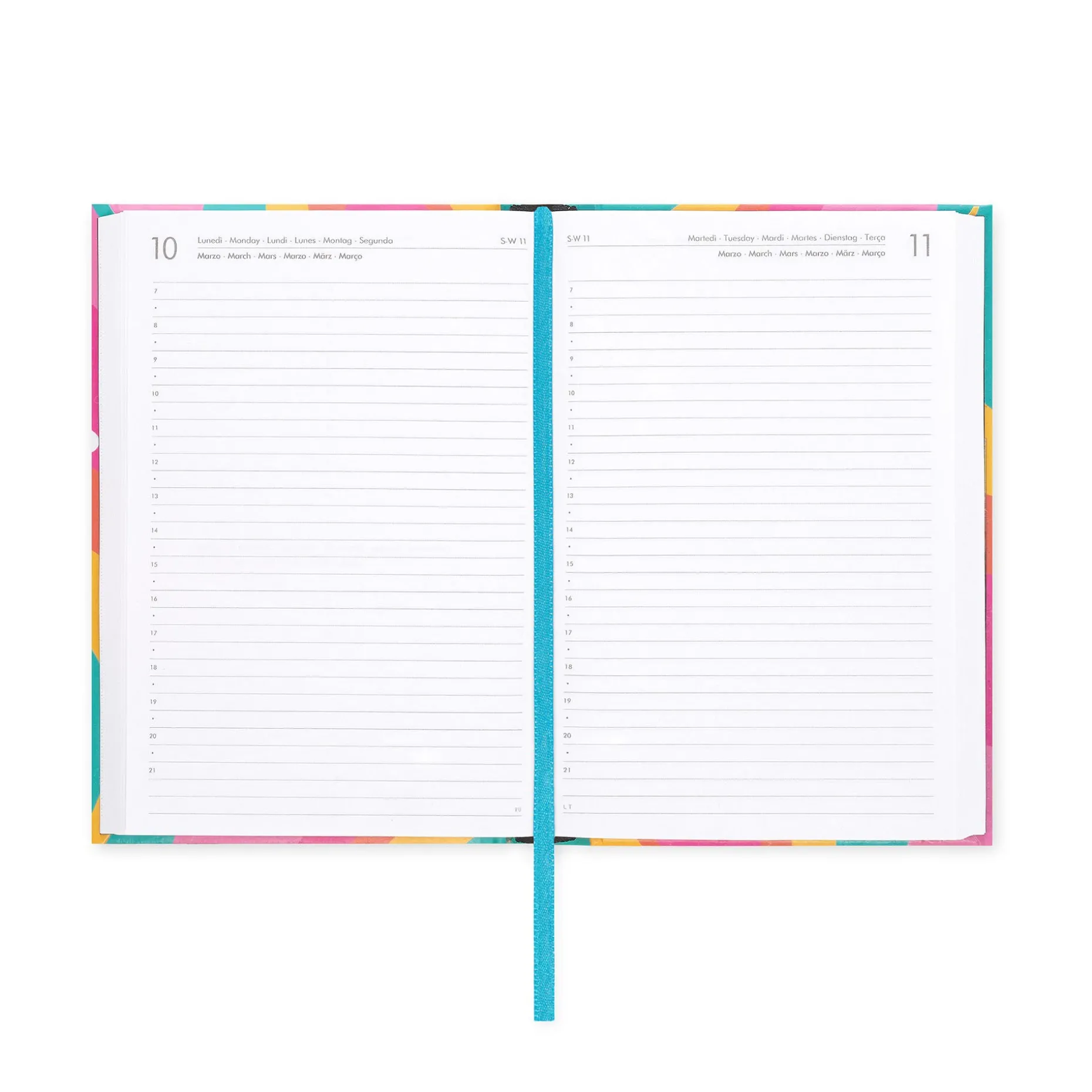 Agenda 16 Mois Journalier - Medium - 2024/2025