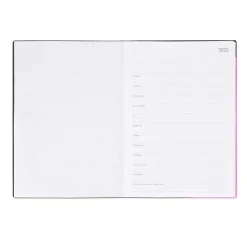 Agenda 12 Mois Semainier & Journalier - Large - 2025