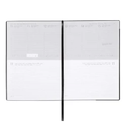 Agenda 12 Mois Semainier & Journalier - Large - 2025