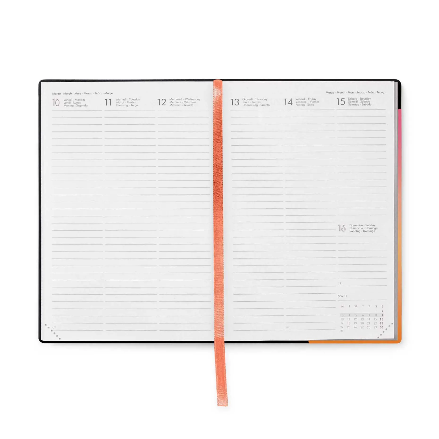 Agenda 12 Mois Semainier - Medium - 2025