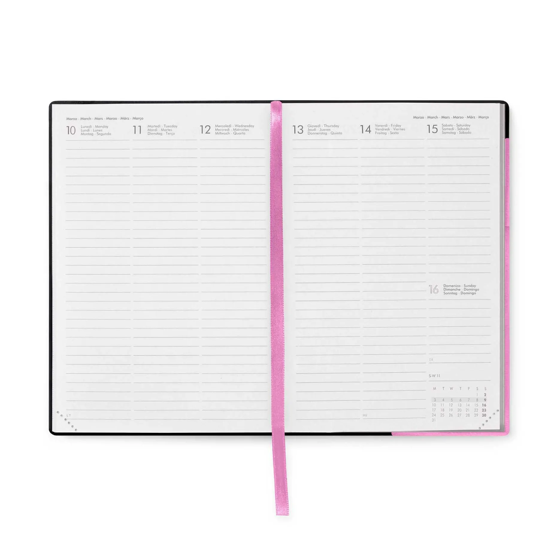 Agenda 12 Mois Semainier - Medium - 2025
