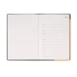Agenda 12 Mois Semainier - Medium - Avec Section Pour Notes - 2025