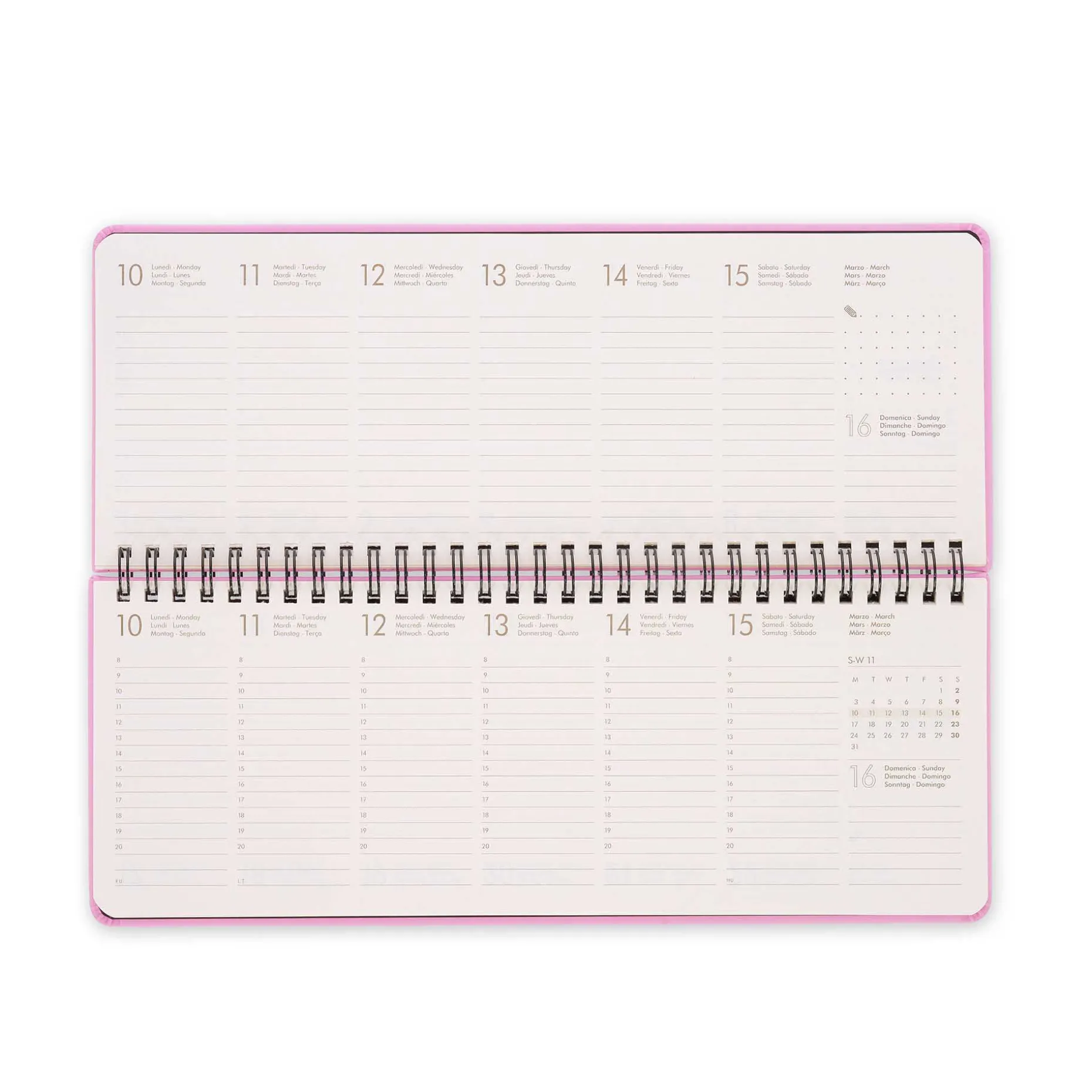 Agenda de Bureau 13 Mois - Planificateur - 2025