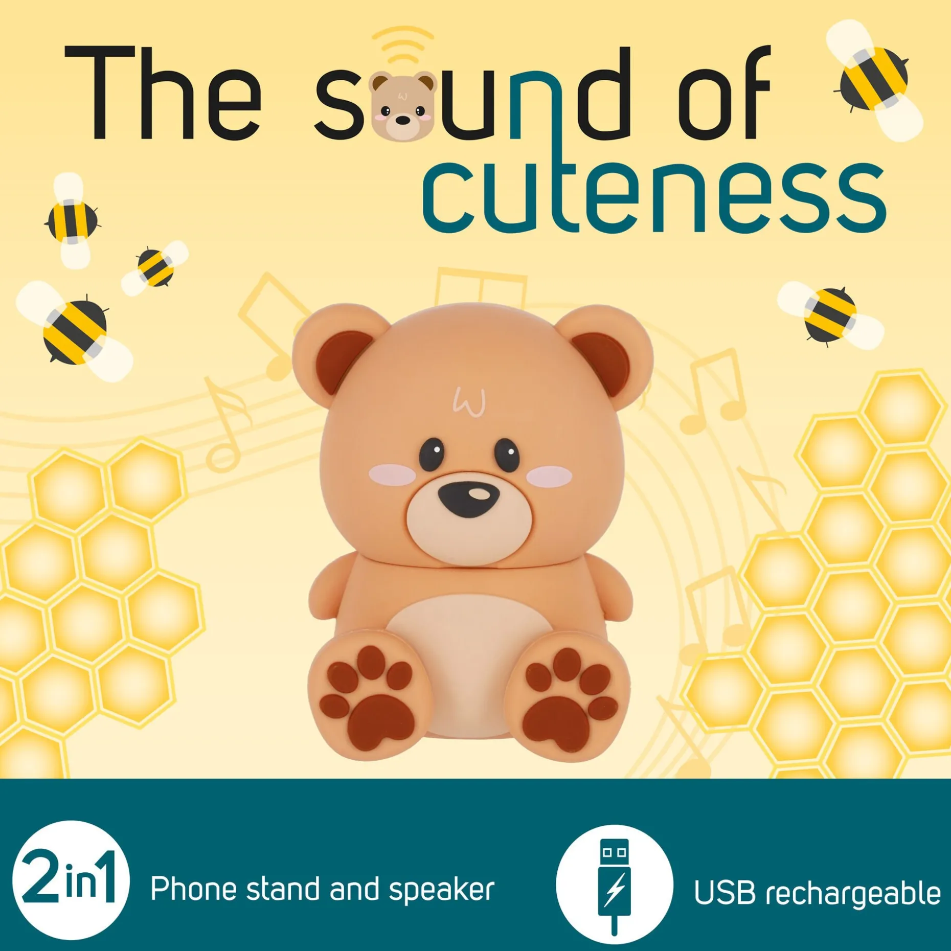Baffle Sans Fil avec Support - The Sound of Cuteness