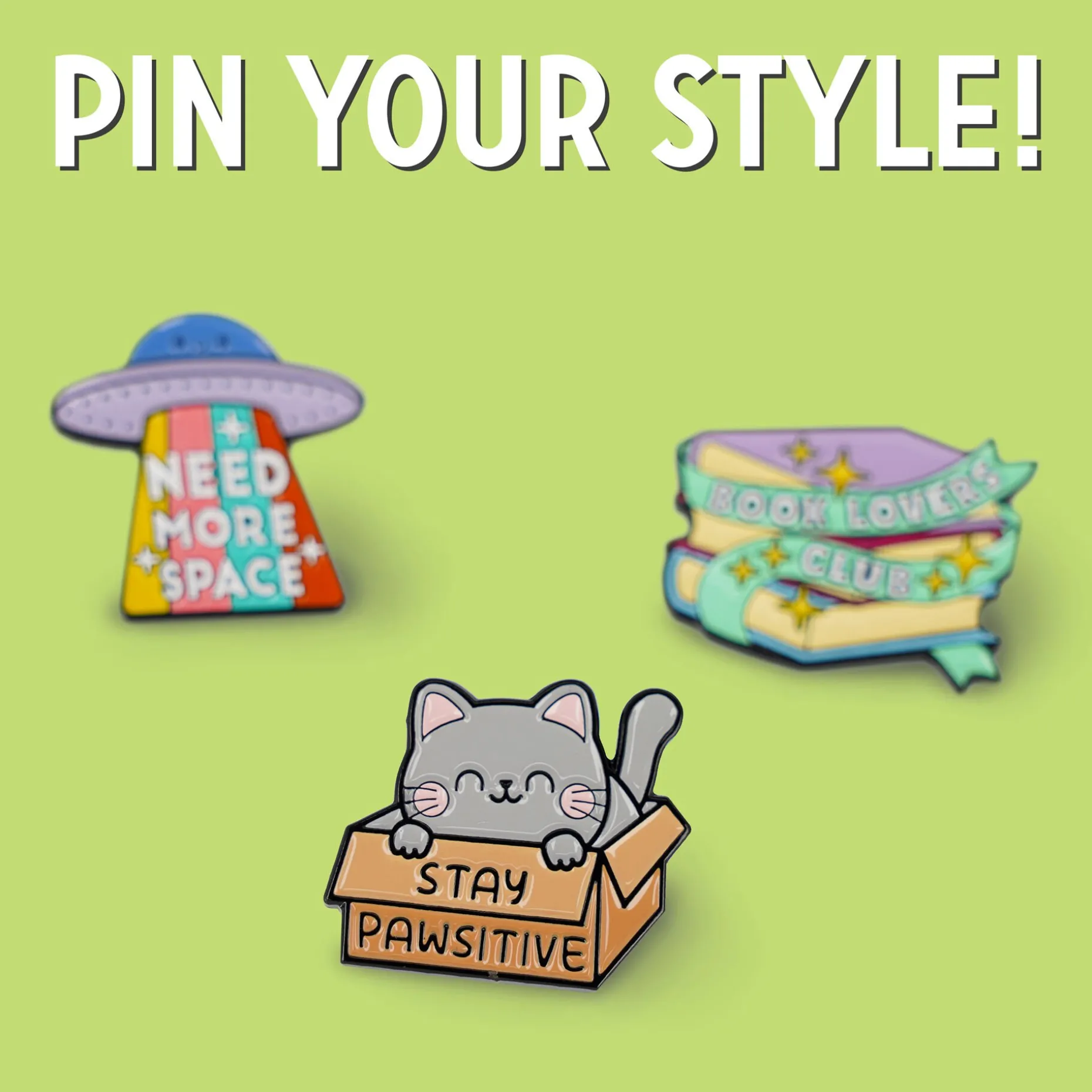 Broche en Métal Émaillé - Pin Your Style!