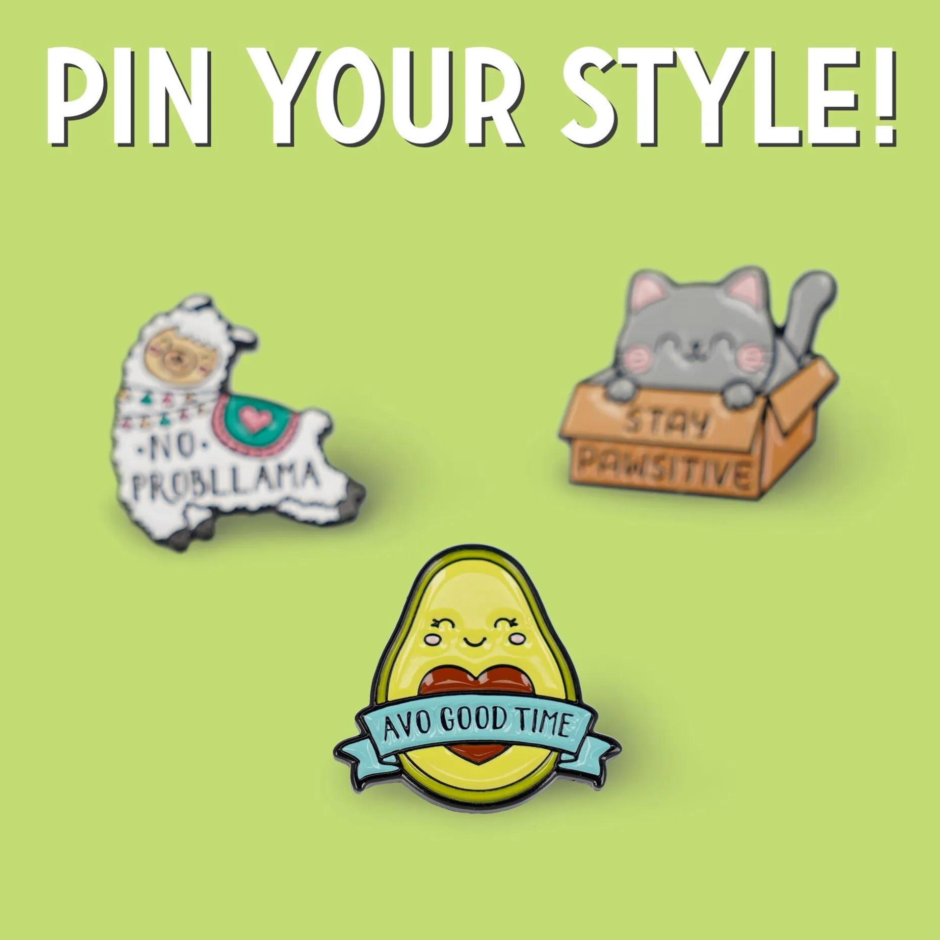 Broche en Métal Émaillé - Pin Your Style!