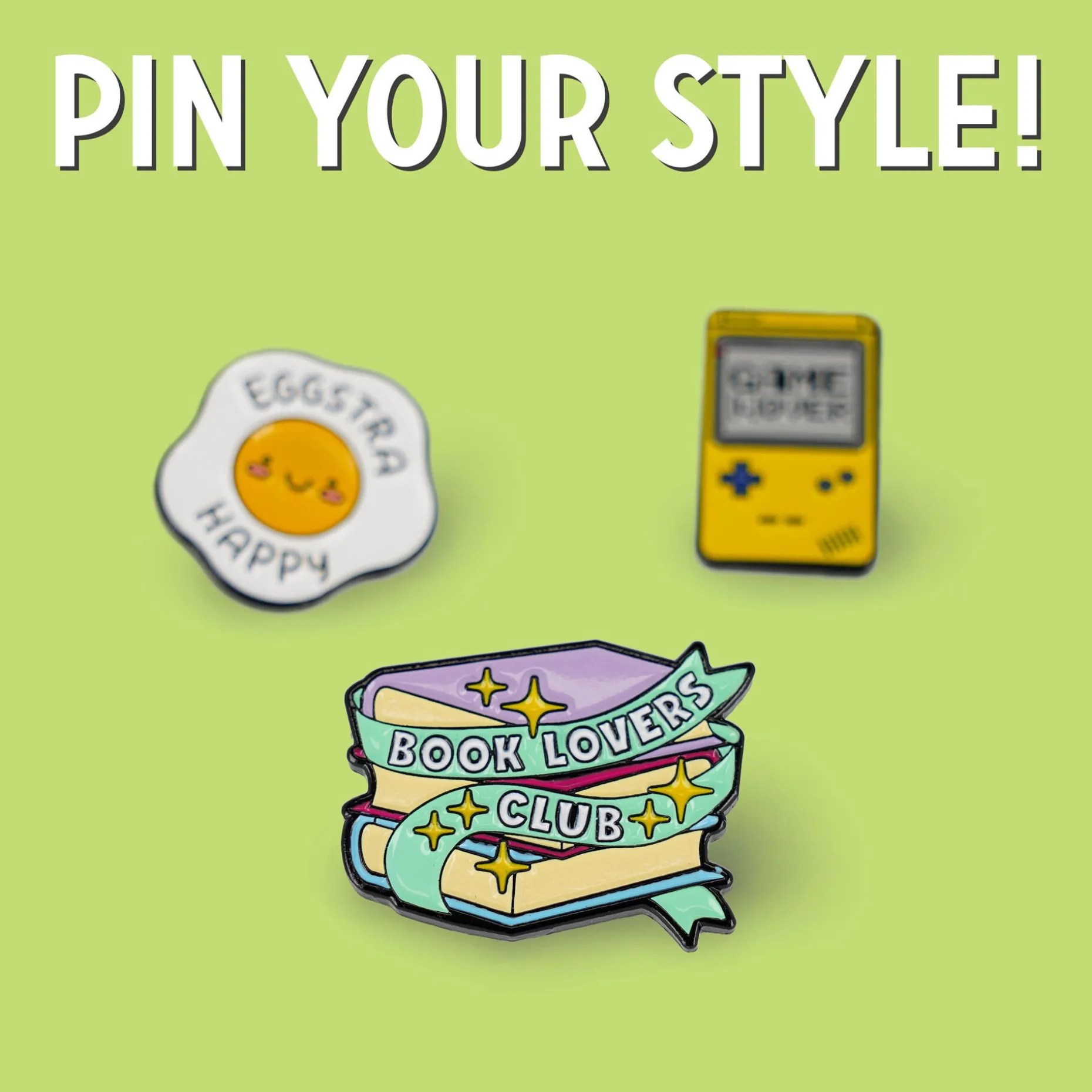 Broche en Métal Émaillé - Pin Your Style!