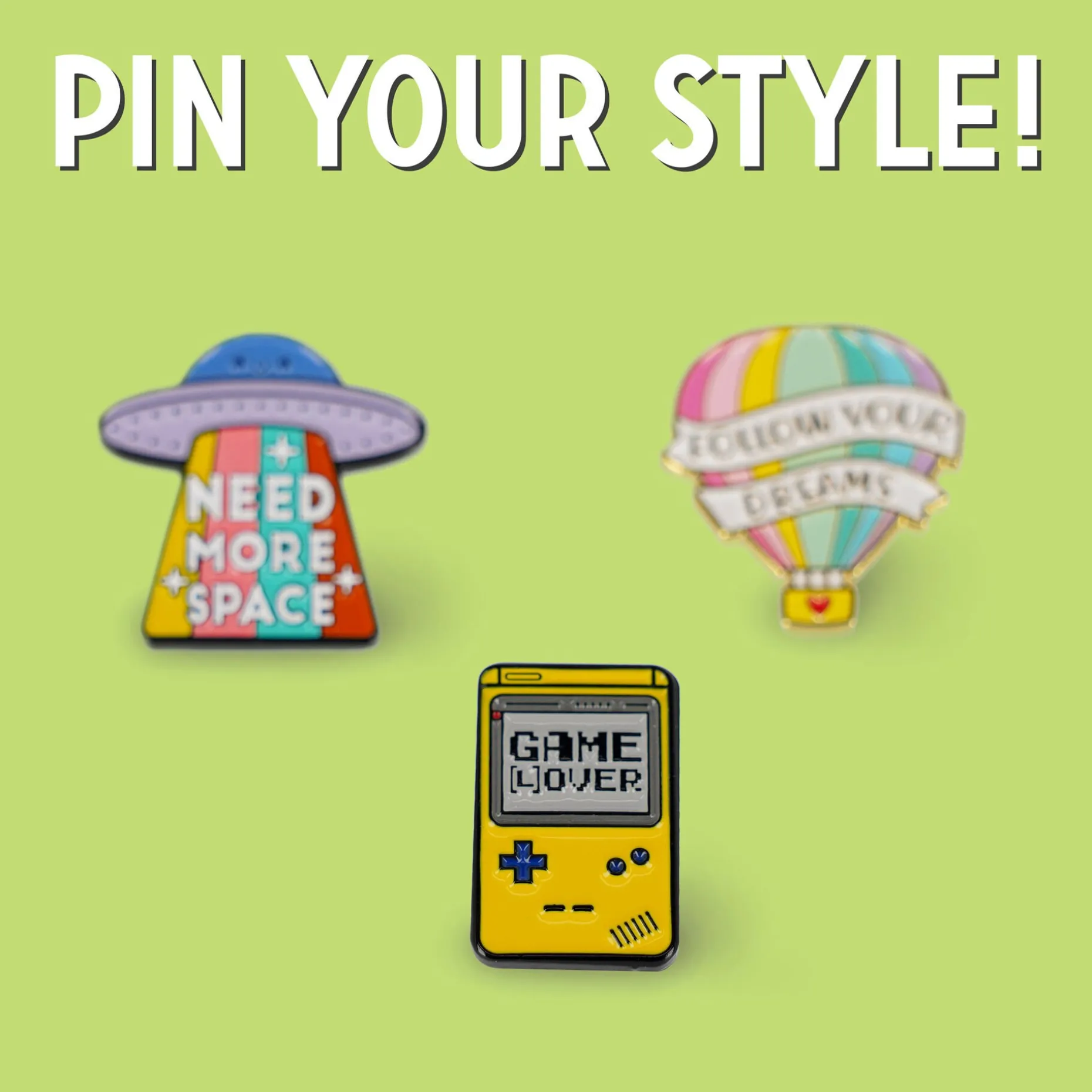 Broche en Métal Émaillé - Pin Your Style!