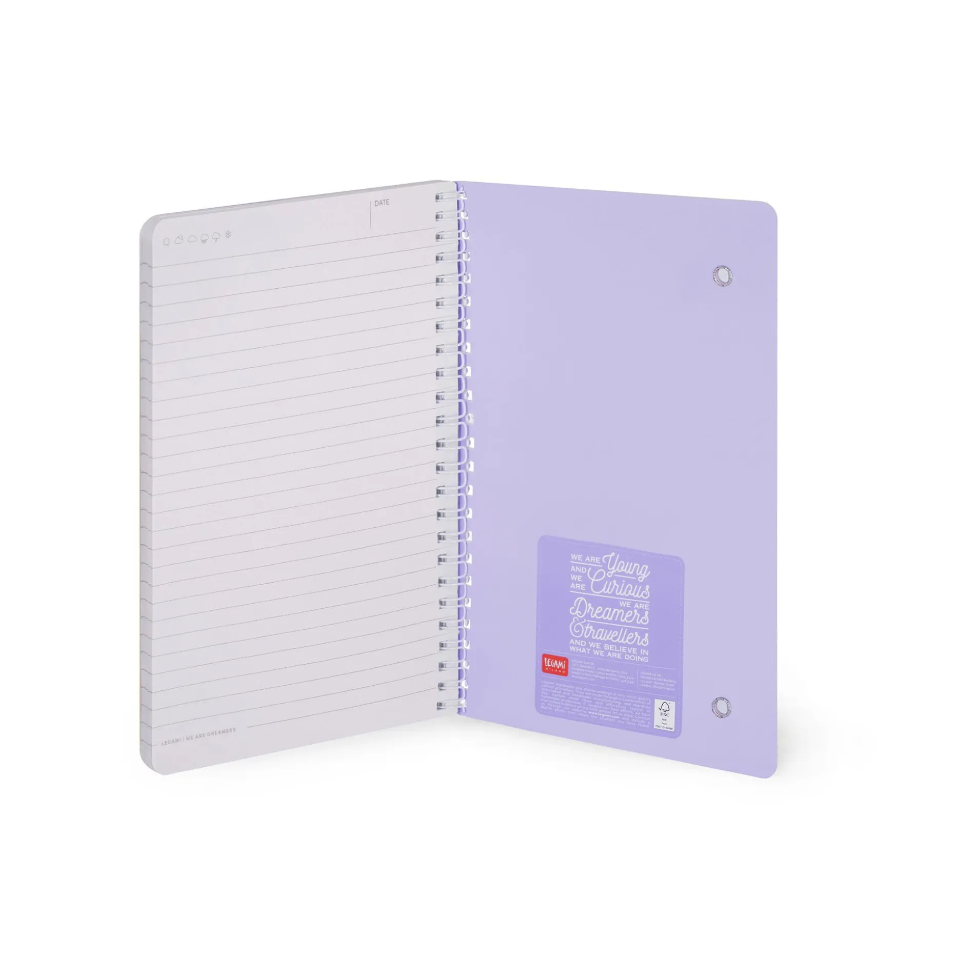 Cahier Ligné - Large - à Spirale - Format A5