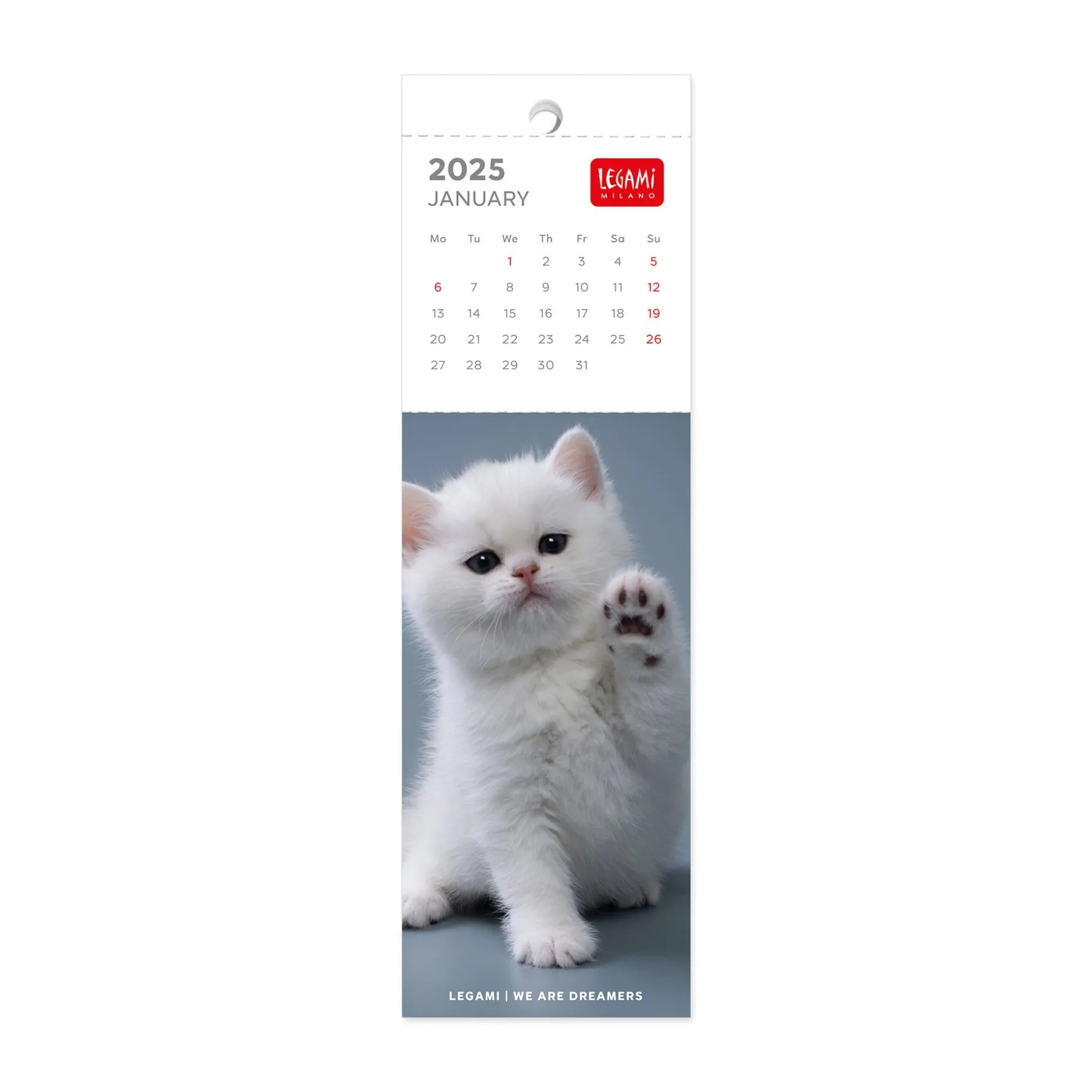 Calendrier Marque-Page 2025 - 5,5 x 18 cm