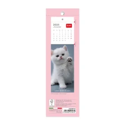 Calendrier Marque-Page 2025 - 5,5 x 18 cm