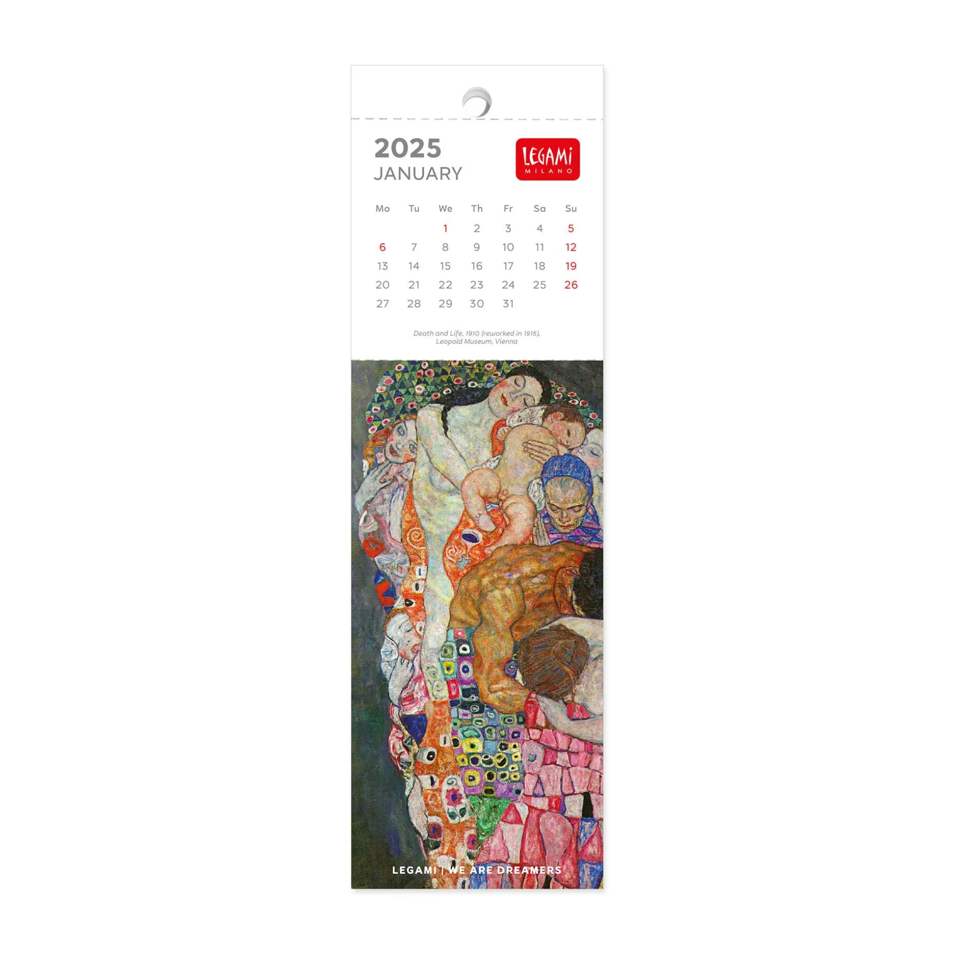 Calendrier Marque-Page 2025 - 5,5 x 18 cm