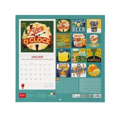 Calendrier Mural 2025 - 30 x 29 cm