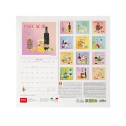 Calendrier Mural 2025 - 30 x 29 cm