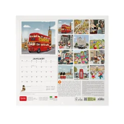 Calendrier Mural 2025 - 30 x 29 cm