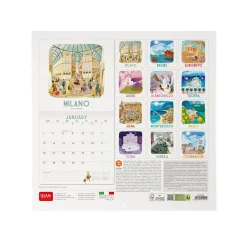 Calendrier Mural 2025 - 30 x 29 cm