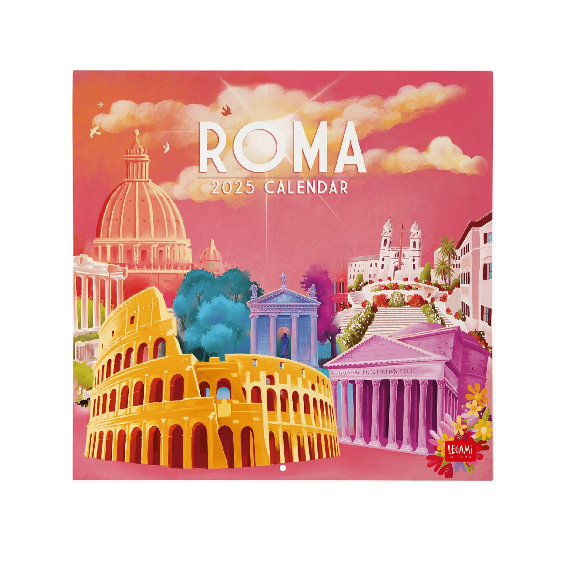 Calendrier Mural 2025 - 30 x 29 cm