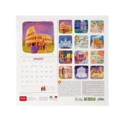 Calendrier Mural 2025 - 30 x 29 cm