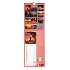Calendrier Mural 2025 - 16 x 49 cm