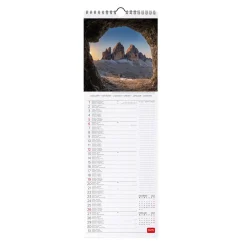 Calendrier Mural 2025 - 16 x 49 cm