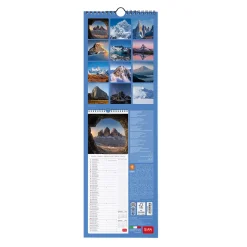 Calendrier Mural 2025 - 16 x 49 cm