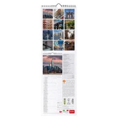 Calendrier Mural 2025 - 16 x 49 cm