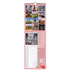 Calendrier Mural 2025 - 16 x 49 cm