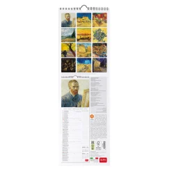 Calendrier Mural 2025 - 16 x 49 cm