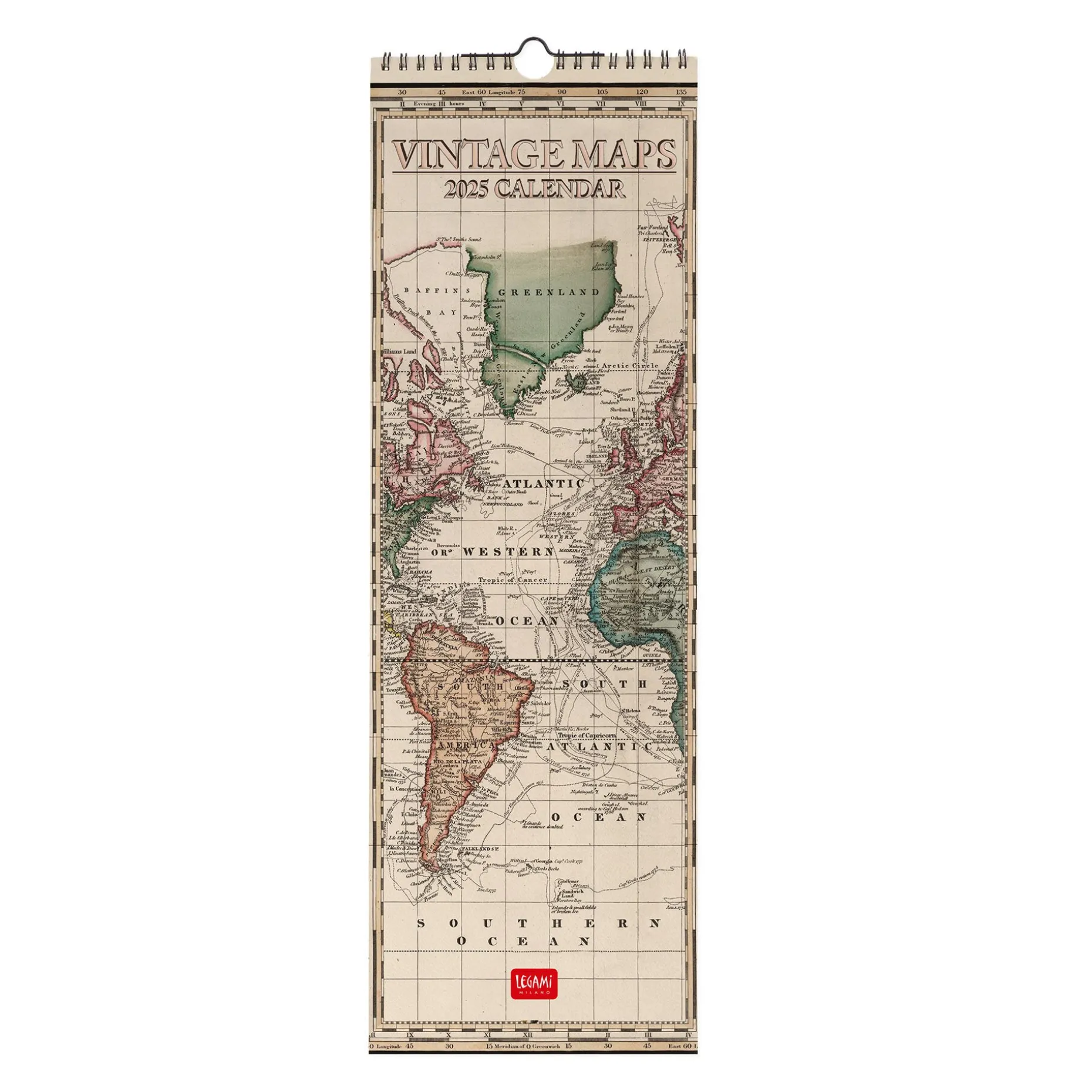 Calendrier Mural 2025 - 16 x 49 cm