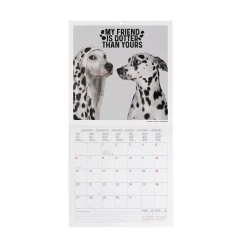 Calendrier Mural 2025 - 18 x 18 cm
