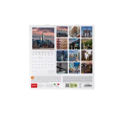 Calendrier Mural 2025 - 18 x 18 cm