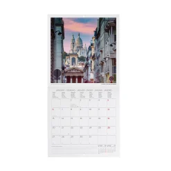 Calendrier Mural 2025 - 18 x 18 cm