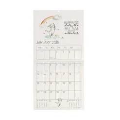 Calendrier Mural 2025 - 18 x 18 cm