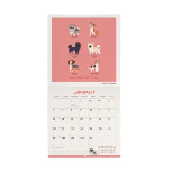Calendrier Mural 2025 - 18 x 18 cm