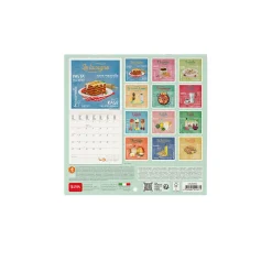 Calendrier Mural 2025 - 18 x 18 cm