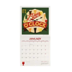 Calendrier Mural 2025 - 18 x 18 cm