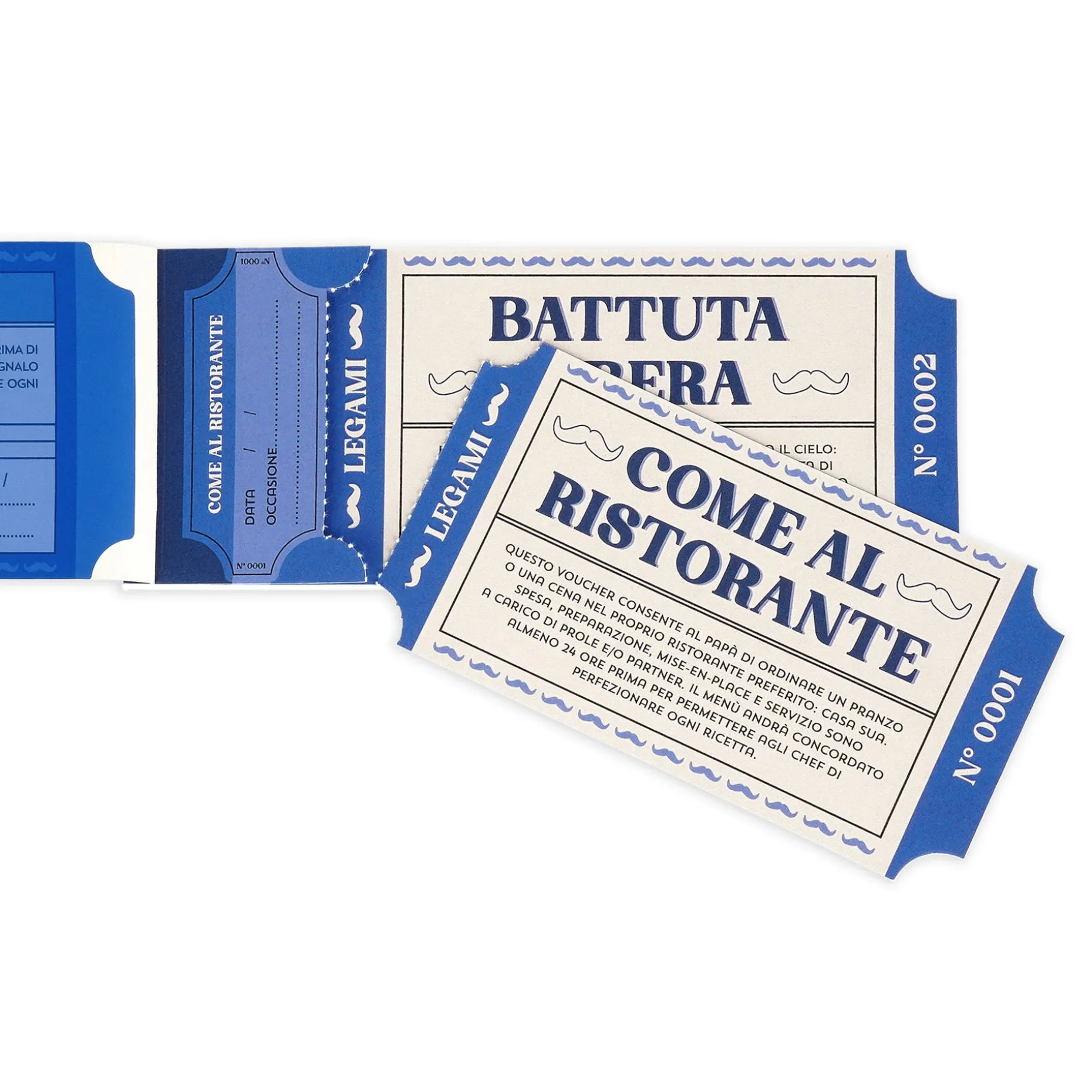 Carnet de 24 Bons pour Papa - Italien