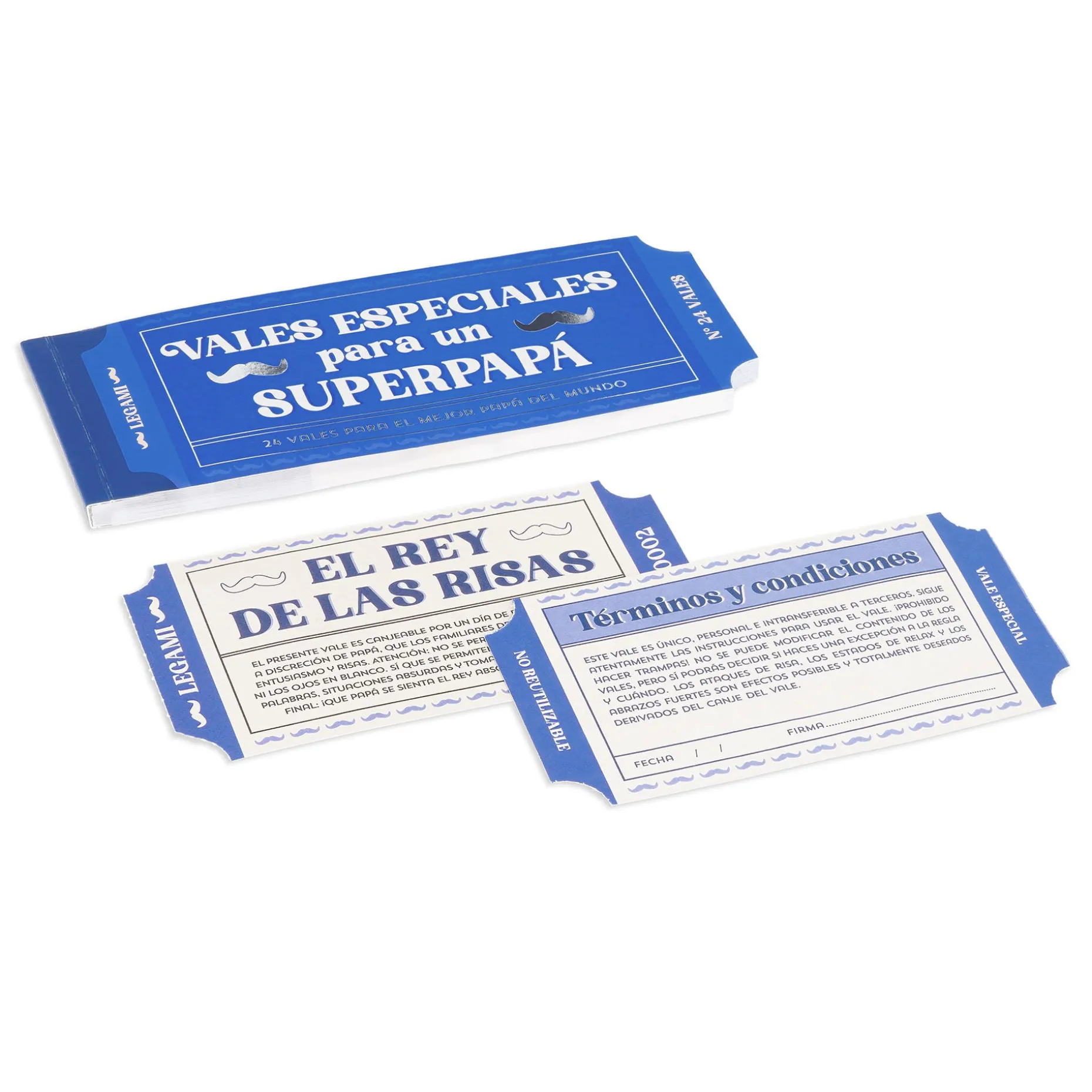 Carnet de 24 Bons pour Papa - Espagnol