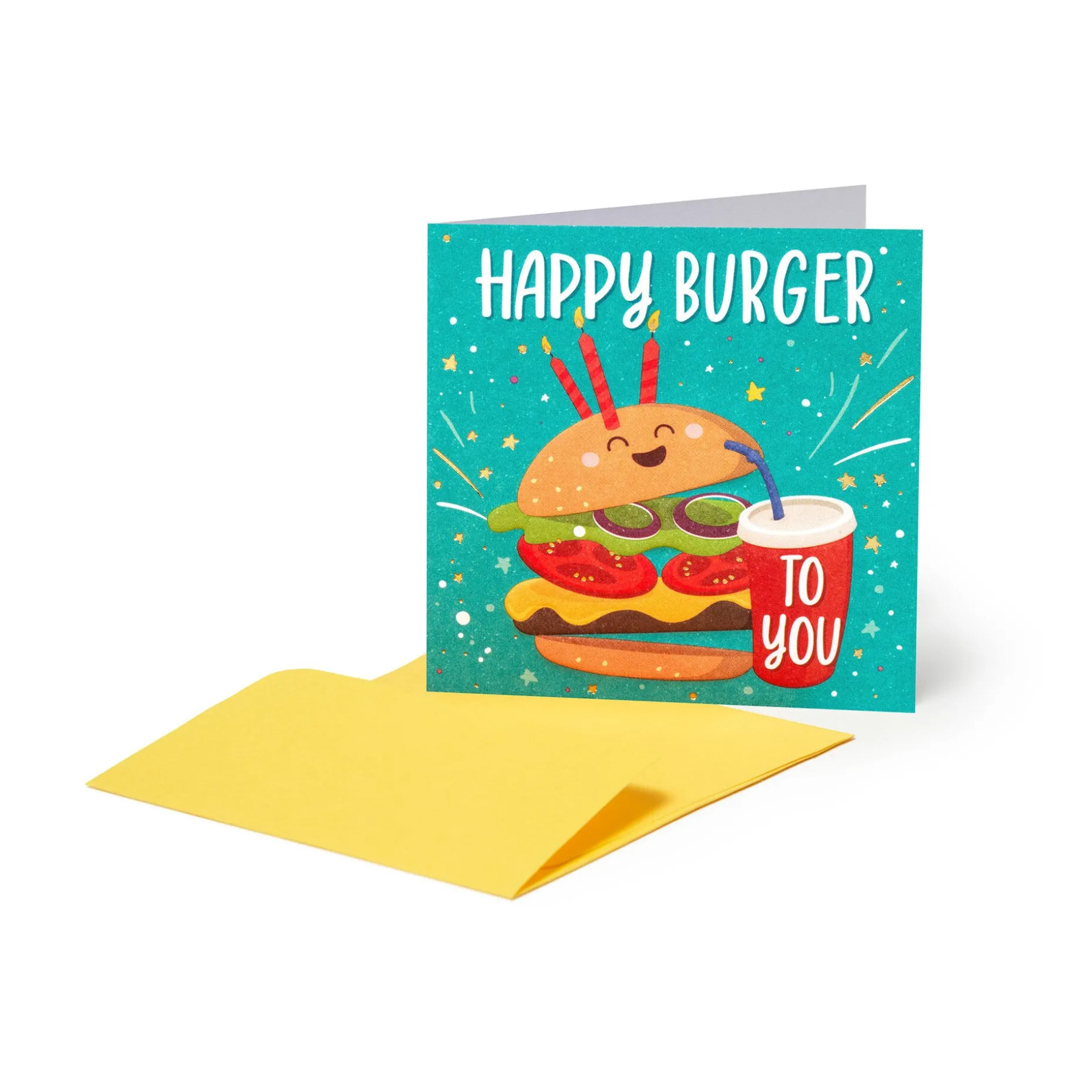 Carte d'Anniversaire - Burger