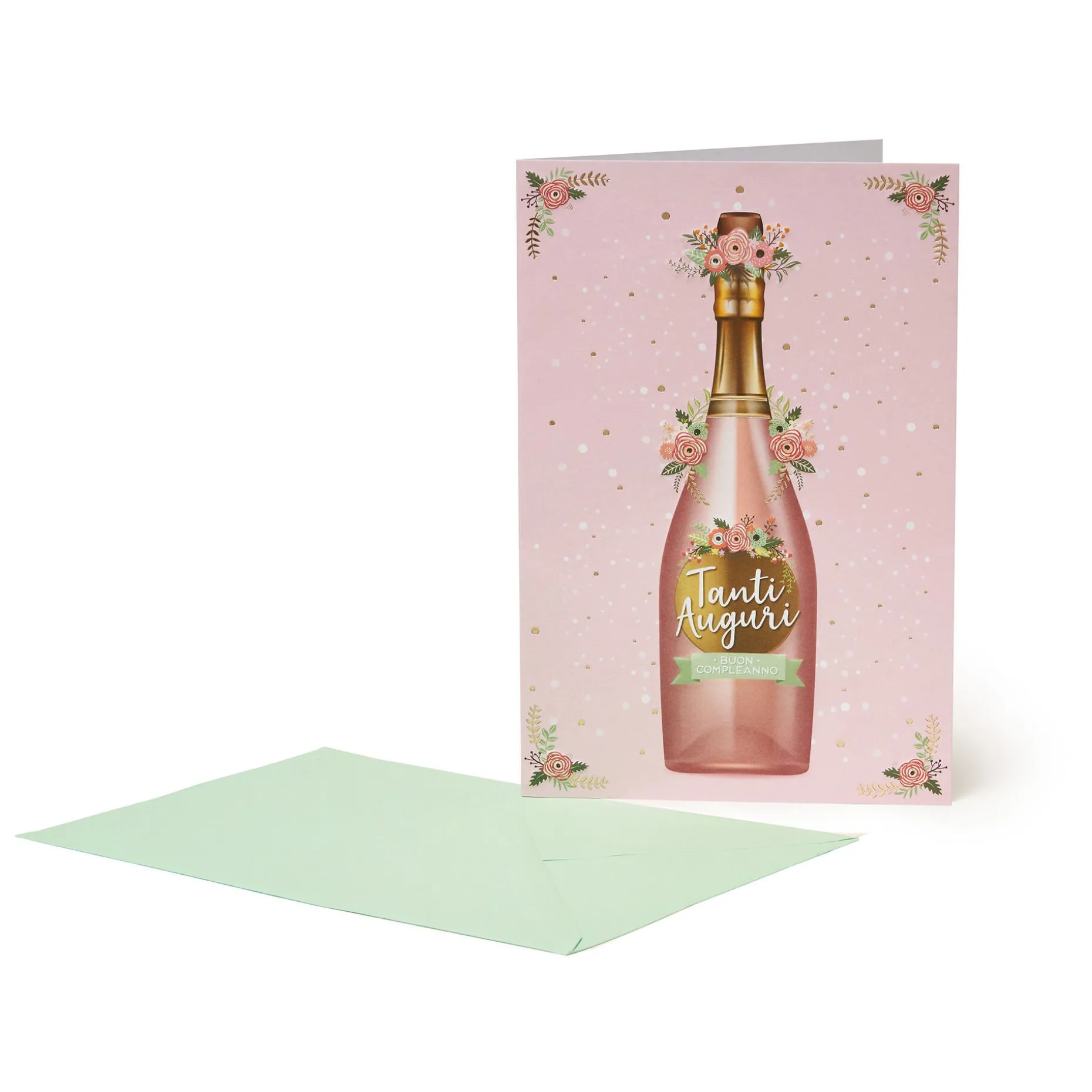 Carte d'Anniversaire - Champagne