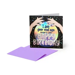 Carte d'Anniversaire - Crystal Ball